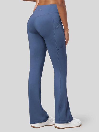 Lavisa - Women's Fleece Lined Bootcut Yoga Pants - Warm & Water-Resistant