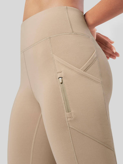 Lavisa - Women's Fleece Lined Bootcut Yoga Pants - Warm & Water-Resistant