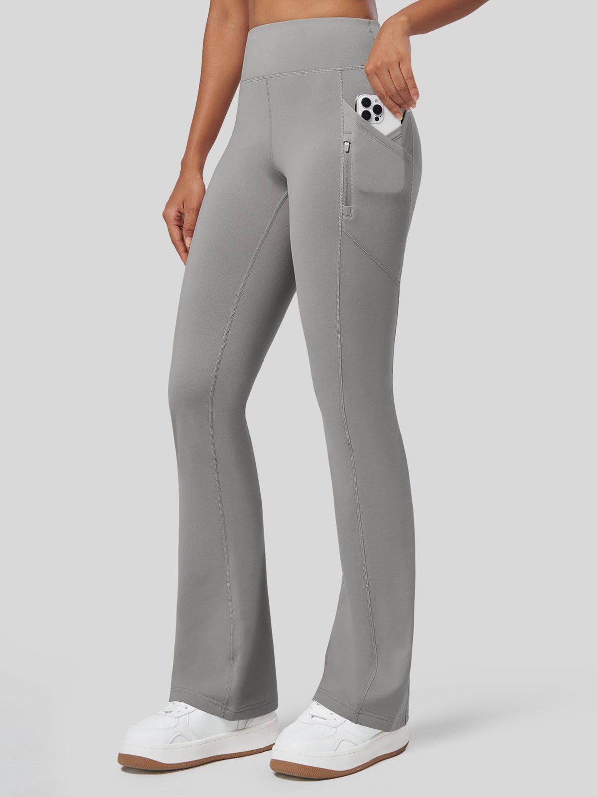Lavisa - Women's Fleece Lined Bootcut Yoga Pants - Warm & Water-Resistant