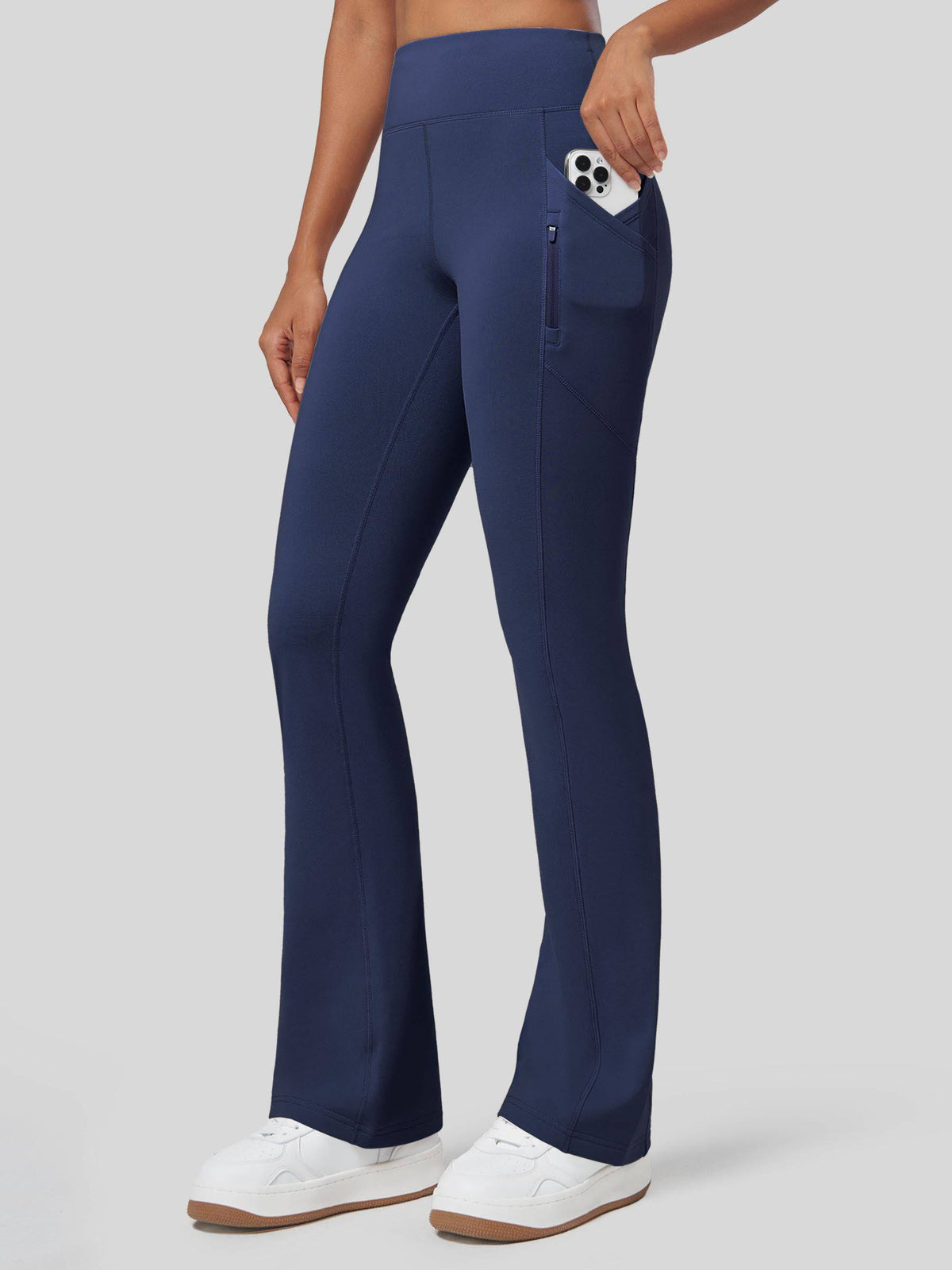Lavisa - Women's Fleece Lined Bootcut Yoga Pants - Warm & Water-Resistant
