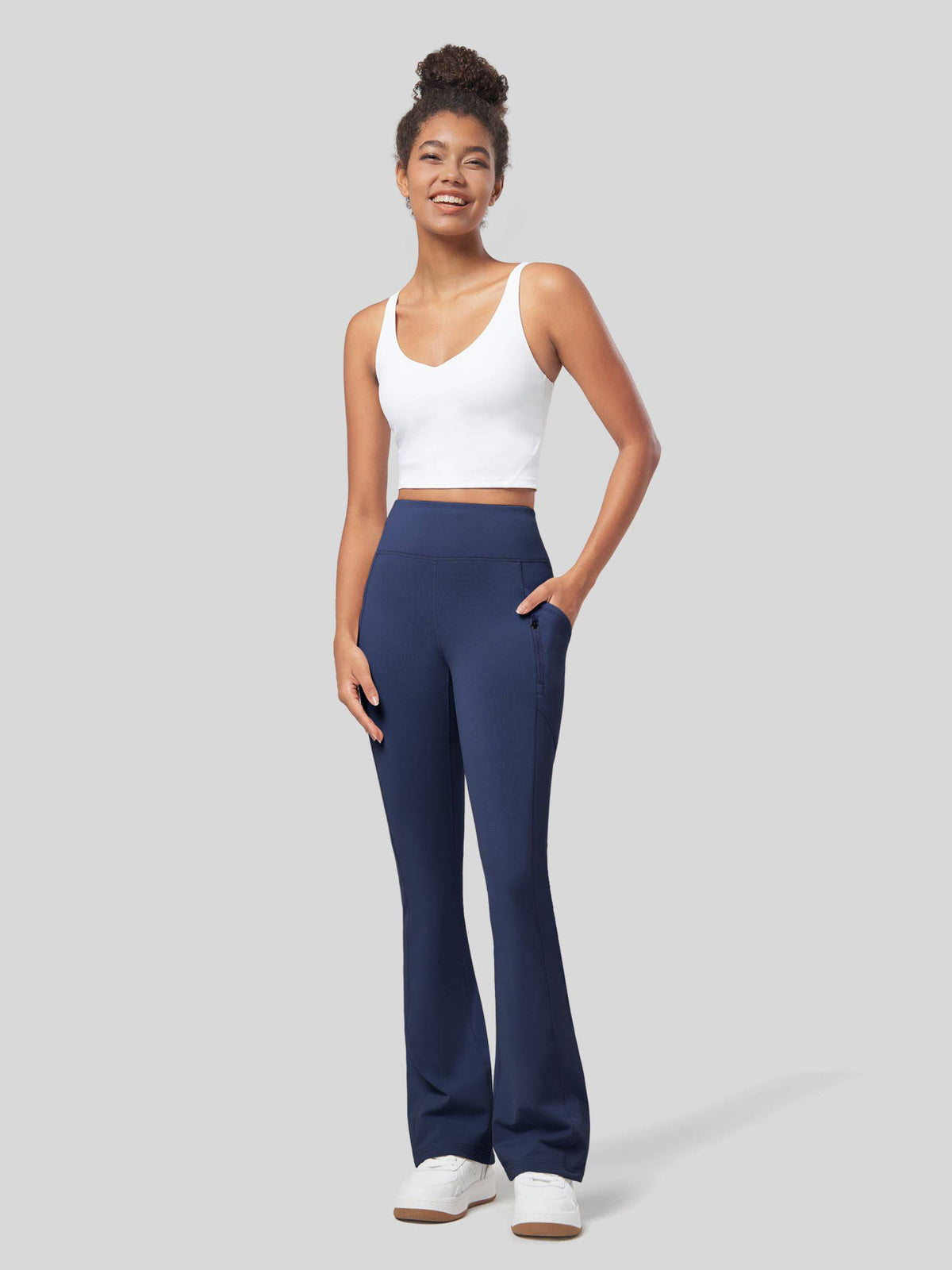 Lavisa - Women's Fleece Lined Bootcut Yoga Pants - Warm & Water-Resistant