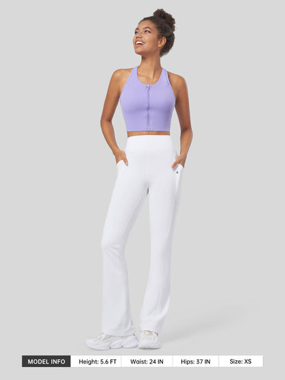 Lavisa - Women's Fleece Lined Bootcut Yoga Pants - Warm & Water-Resistant
