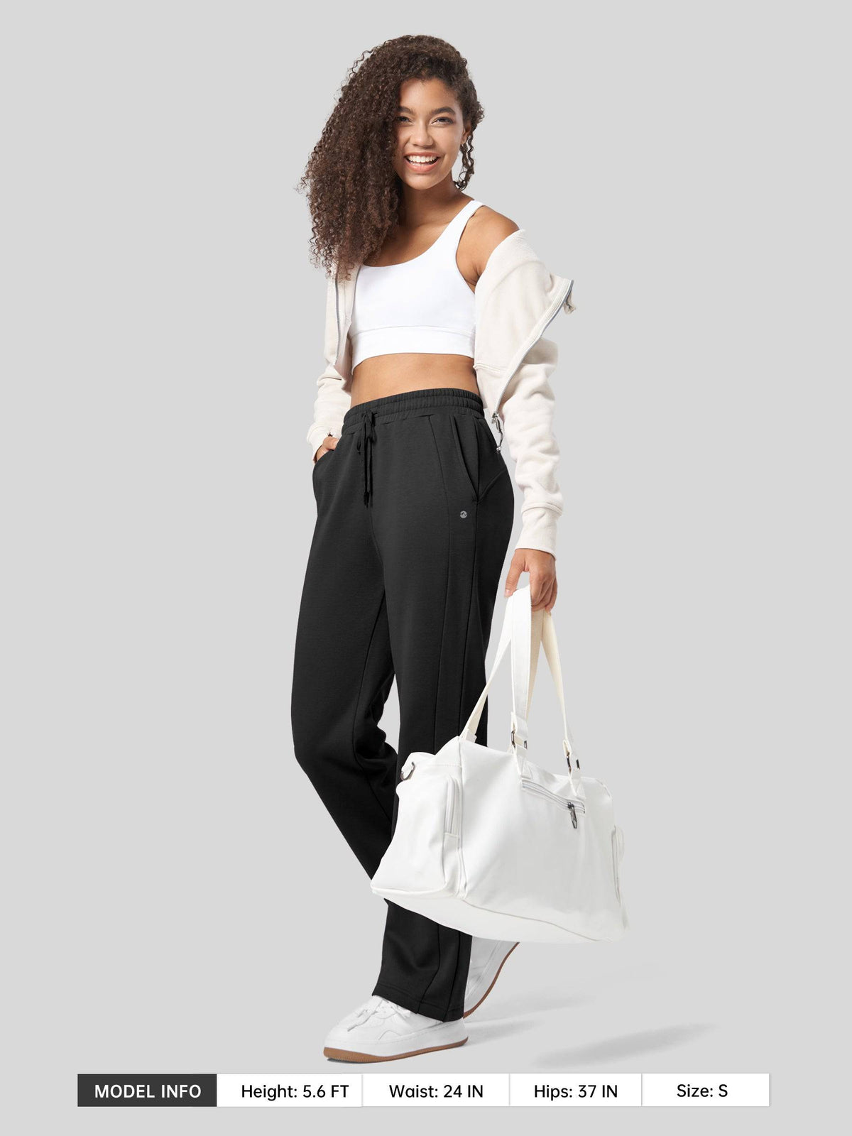 Lavisa - Women's Fleece Straight Leg Sweatpants - Cozy Warmth & Style