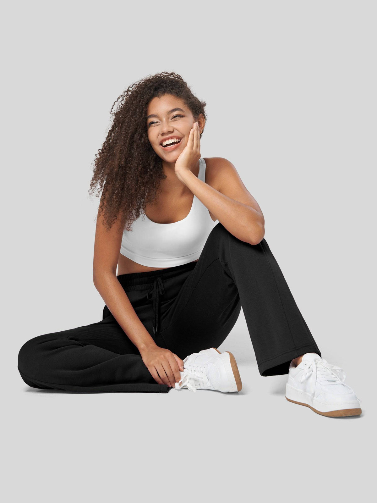 Lavisa - Women's Fleece Straight Leg Sweatpants - Cozy Warmth & Style