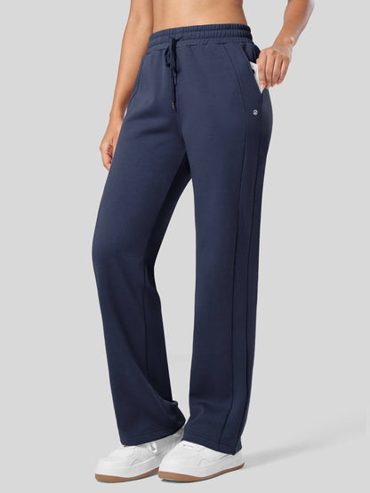 Lavisa - Women's Fleece Straight Leg Sweatpants - Cozy Warmth & Style