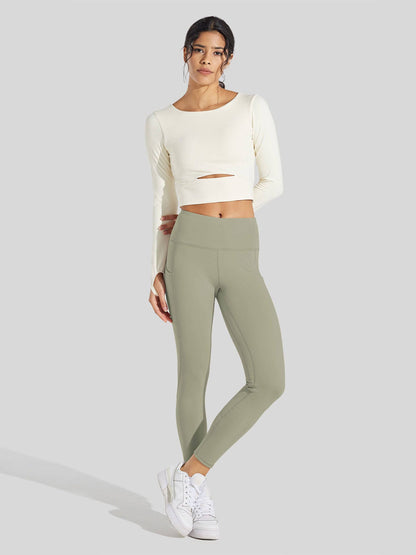 Lavisa - Women's Fluffy Fleece Lined Thermal Leggings with Pockets