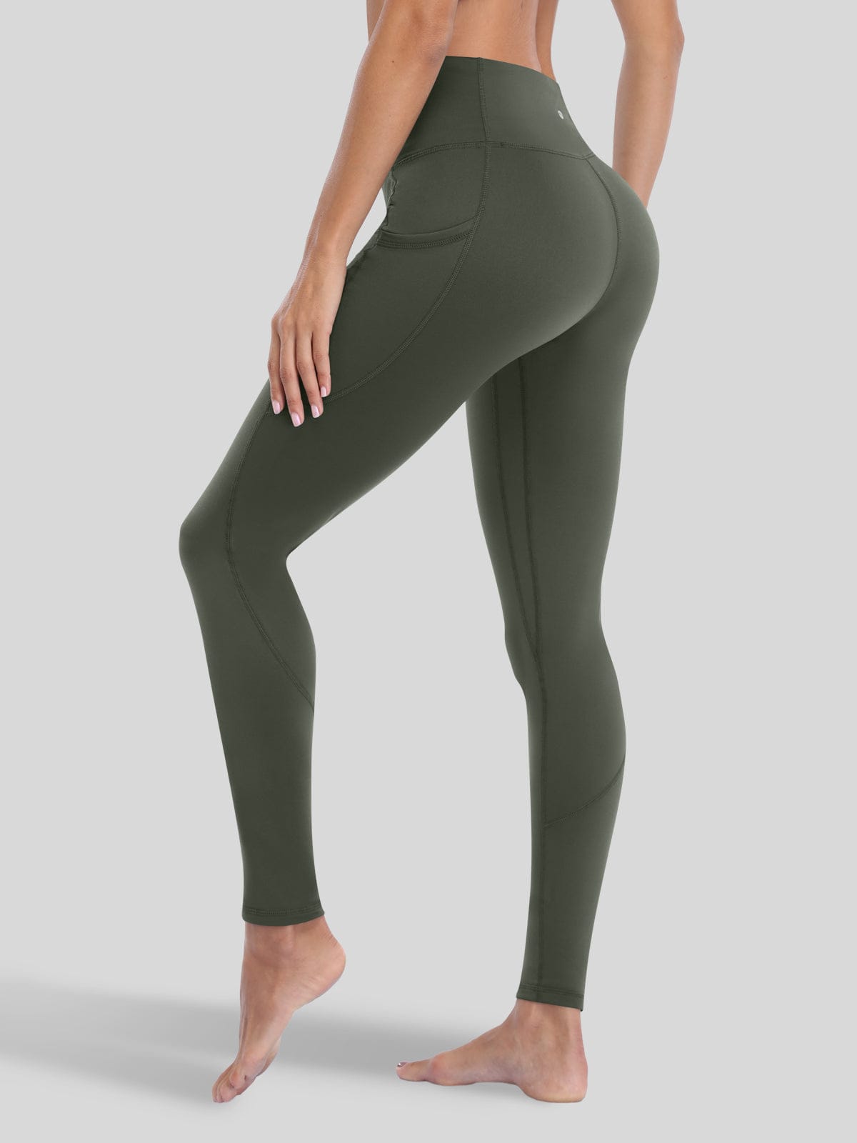 Lavisa - Women's Fluffy Fleece Lined Thermal Leggings with Pockets