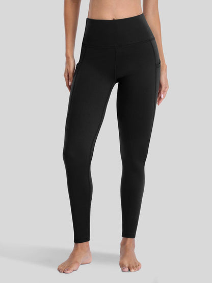 Lavisa - Women's Fluffy Fleece Lined Thermal Leggings with Pockets