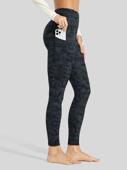 Lavisa - Women's Fluffy Fleece Lined Thermal Leggings with Pockets