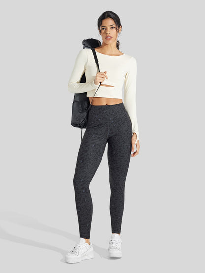 Lavisa - Women's Fluffy Fleece Lined Thermal Leggings with Pockets