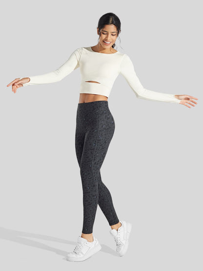 Lavisa - Women's Fluffy Fleece Lined Thermal Leggings with Pockets