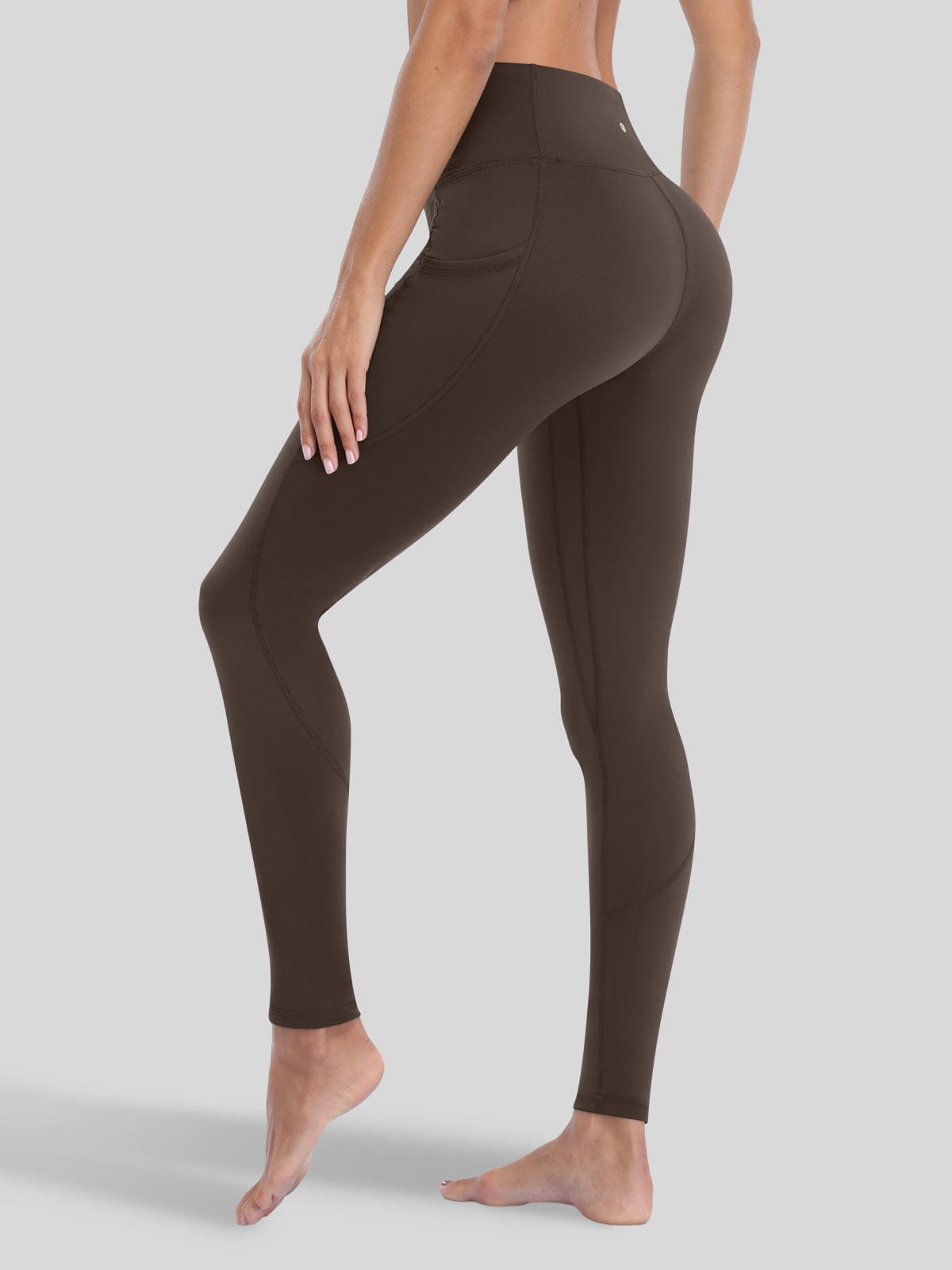 Lavisa - Women's Fluffy Fleece Lined Thermal Leggings with Pockets