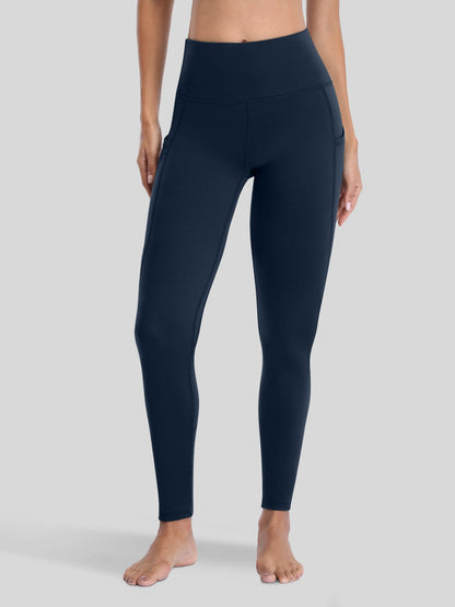 Lavisa - Women's Fluffy Fleece Lined Thermal Leggings with Pockets