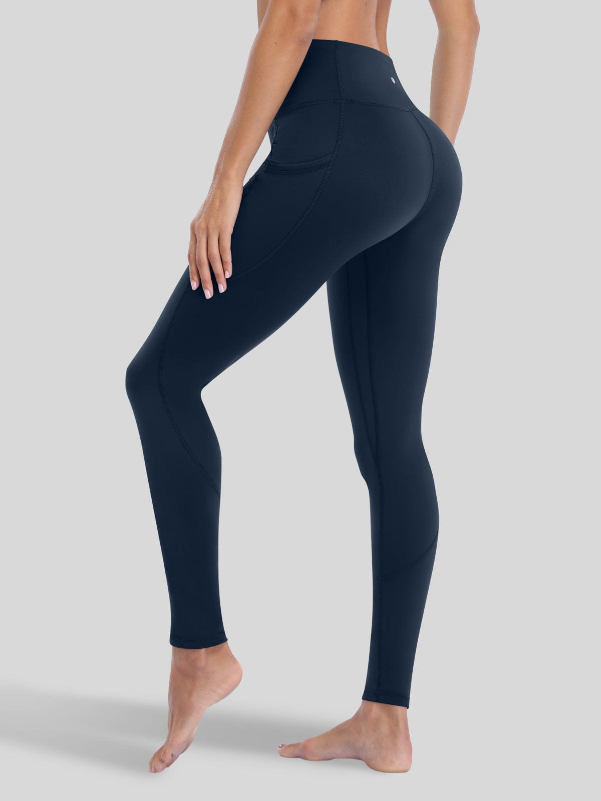 Lavisa - Women's Fluffy Fleece Lined Thermal Leggings with Pockets