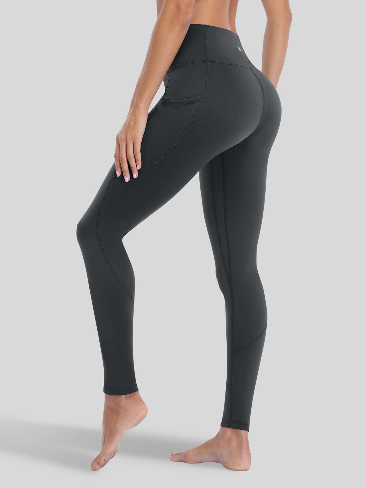 Lavisa - Women's Fluffy Fleece Lined Thermal Leggings with Pockets