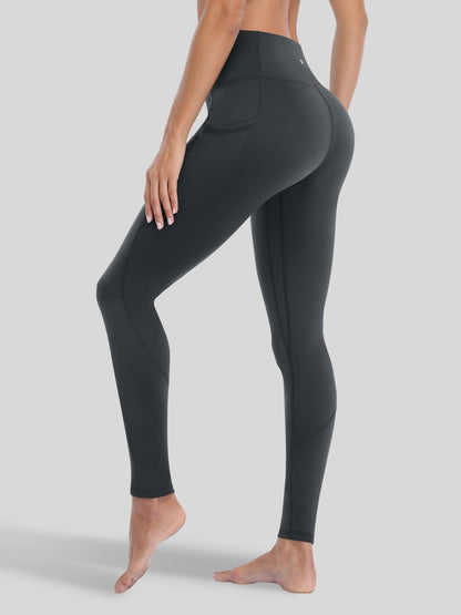 Lavisa - Women's Fluffy Fleece Lined Thermal Leggings with Pockets