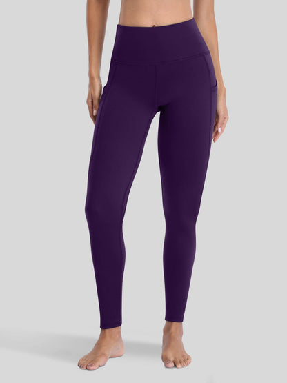 Lavisa - Women's Fluffy Fleece Lined Thermal Leggings with Pockets