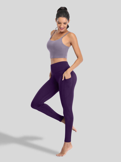 Lavisa - Women's Fluffy Fleece Lined Thermal Leggings with Pockets