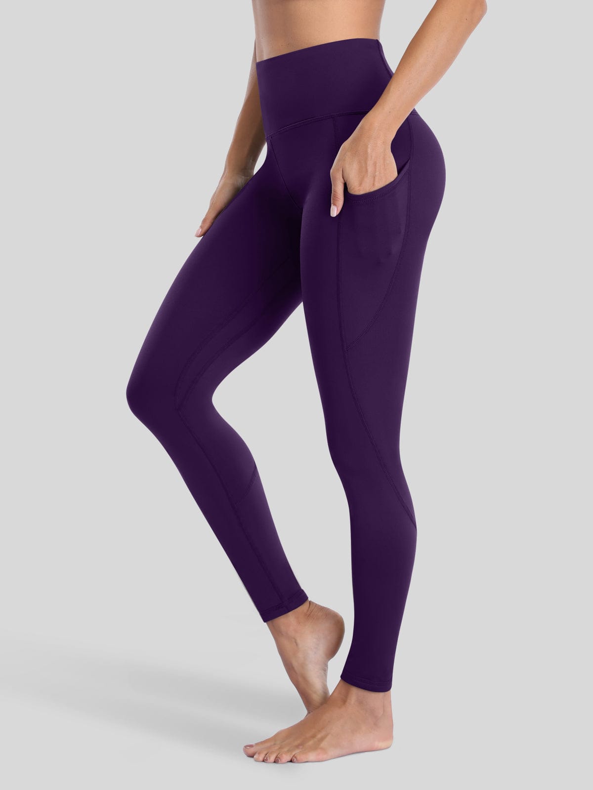 Lavisa - Women's Fluffy Fleece Lined Thermal Leggings with Pockets