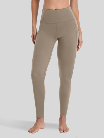 Lavisa - Women's Fluffy Fleece Lined Thermal Leggings with Pockets