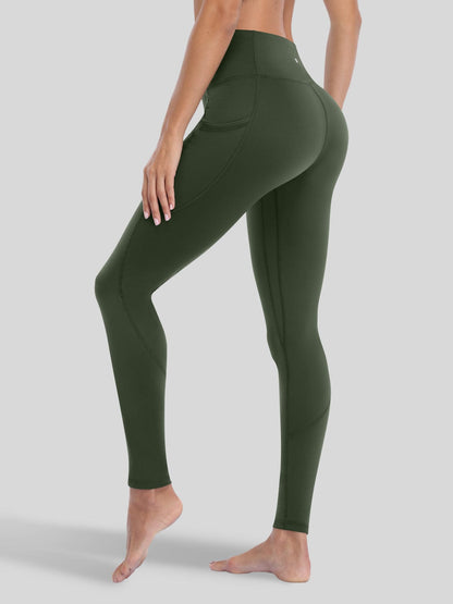 Lavisa - Women's Fluffy Fleece Lined Thermal Leggings with Pockets