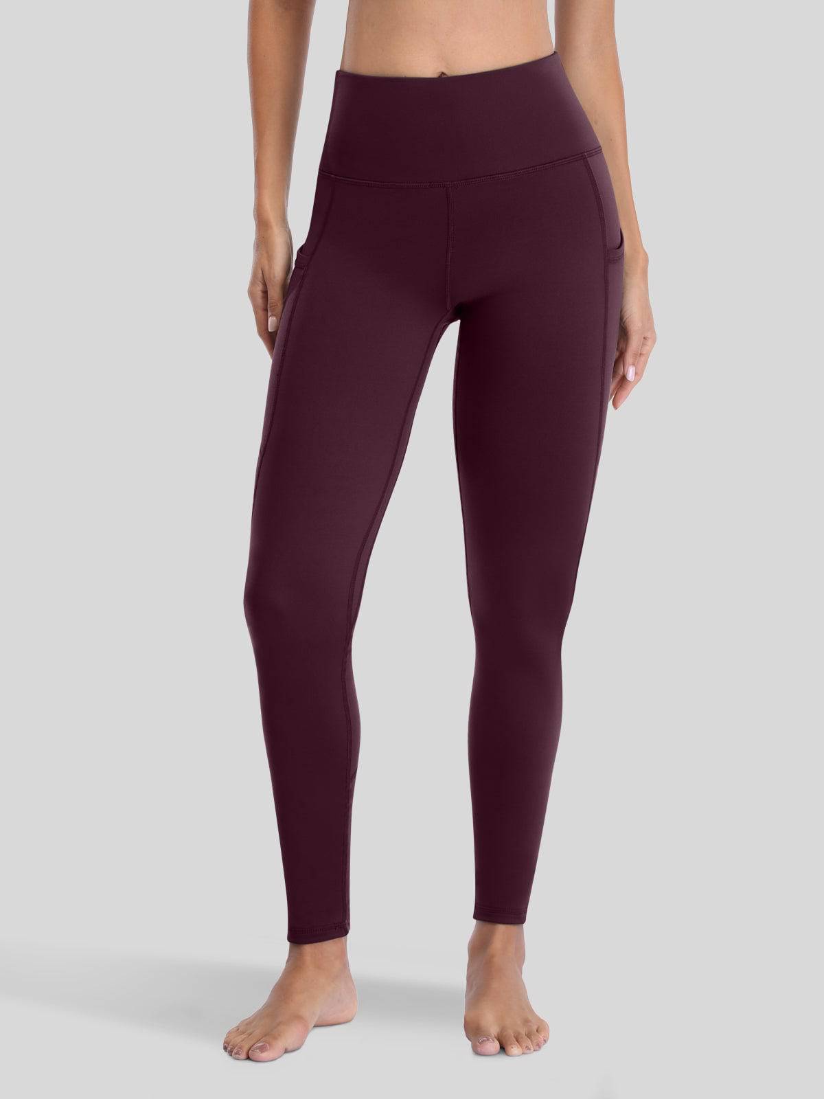 Lavisa - Women's Fluffy Fleece Lined Thermal Leggings with Pockets