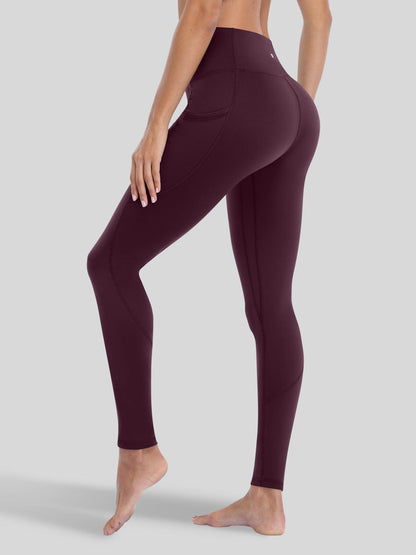 Lavisa - Women's Fluffy Fleece Lined Thermal Leggings with Pockets