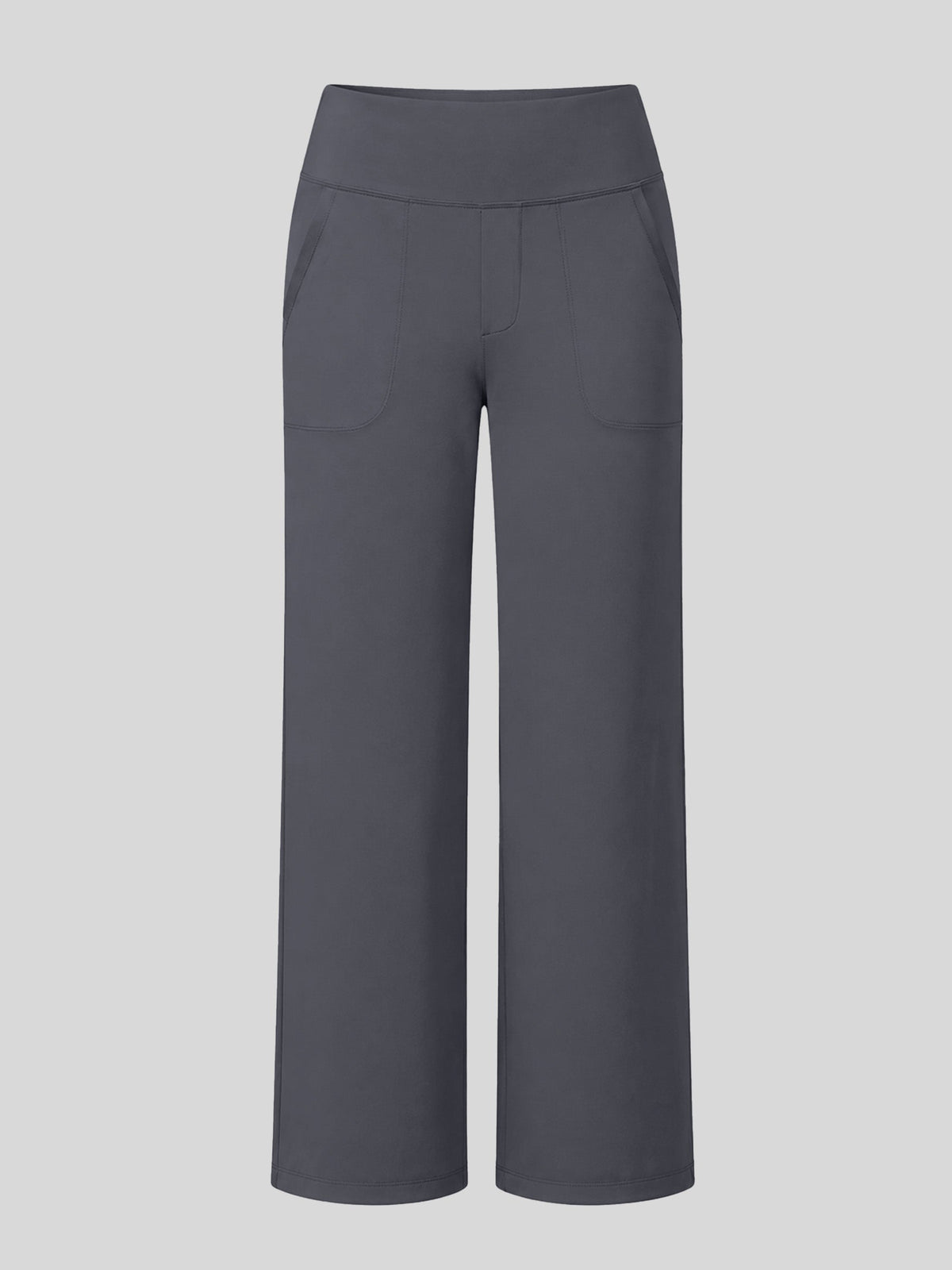 Lavisa - Women's High Rise Yoga Dress Pants - Wide Leg Work Trousers
