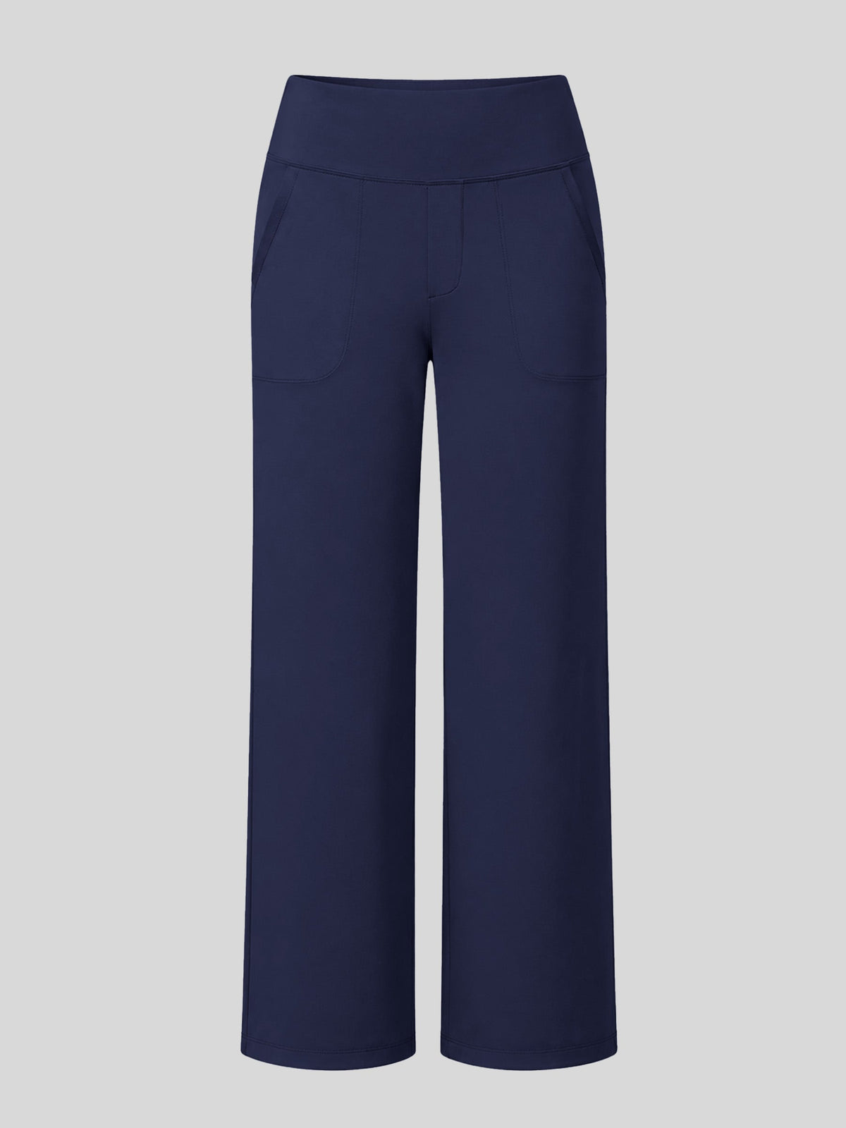 Lavisa - Women's High Rise Yoga Dress Pants - Wide Leg Work Trousers