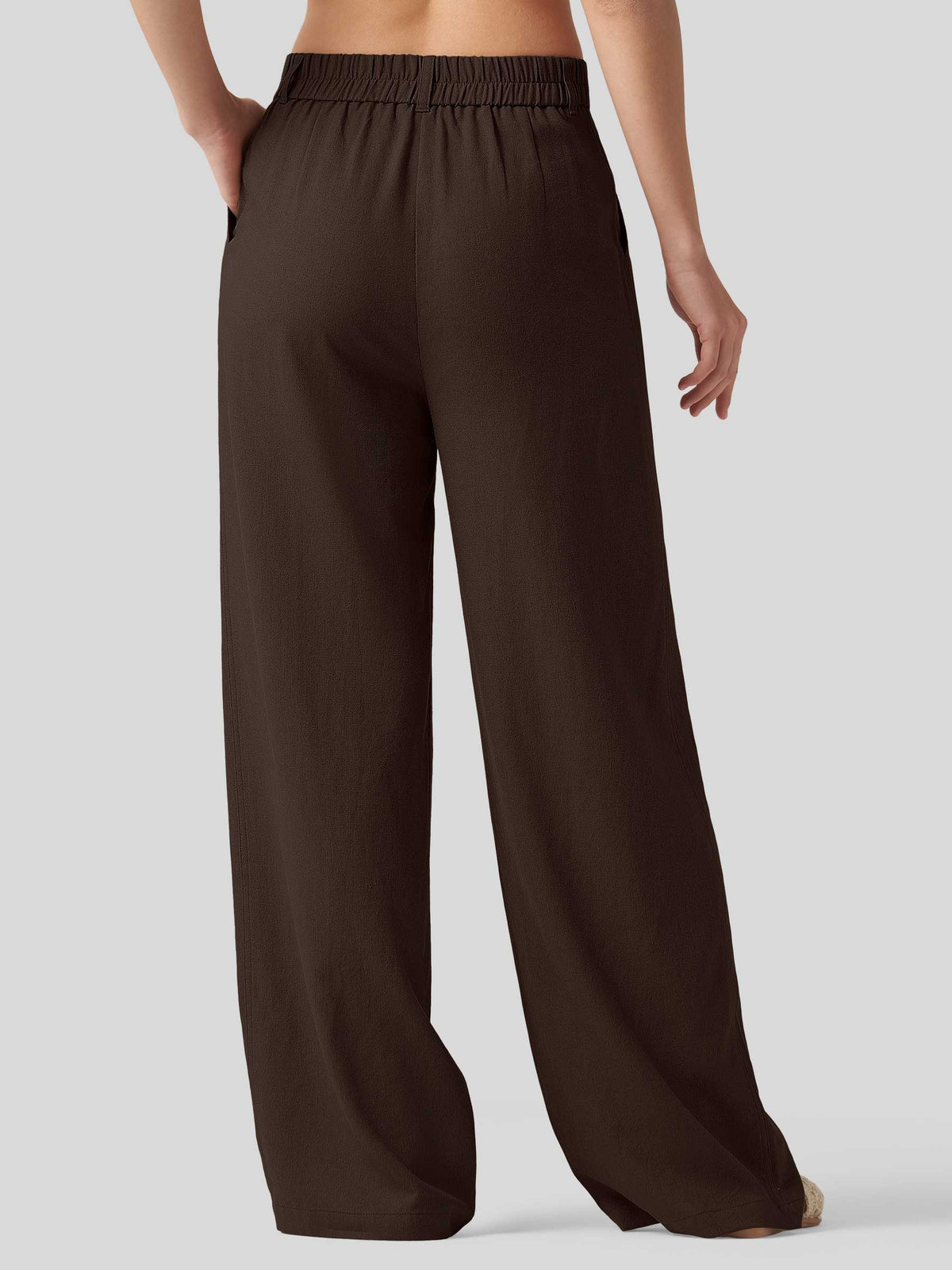 Lavisa - Women's Linen Wide Leg Pants - Flat Front & Comfortable