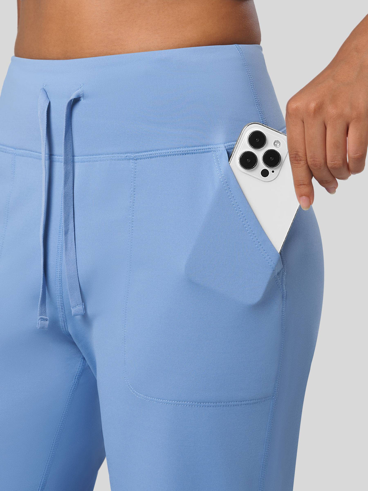 Lavisa - Women's Fleece Lined Wide Leg Lounge Pants with Drawstring