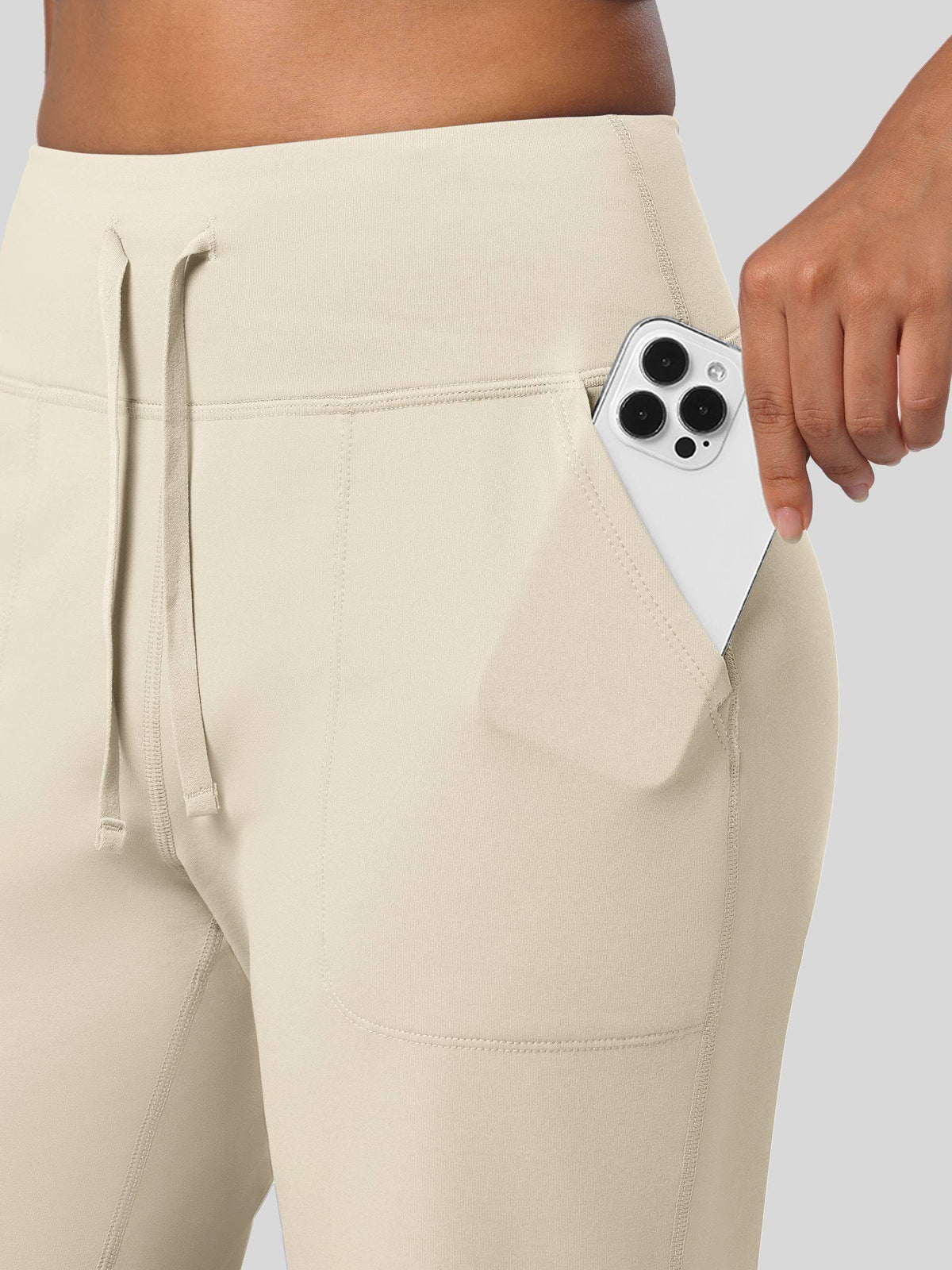 Lavisa - Women's Fleece Lined Wide Leg Lounge Pants with Drawstring