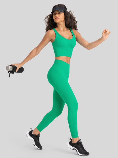Lavisa - Women's Seamless NakedFeel Yoga Leggings - High-Waisted Workout Pants