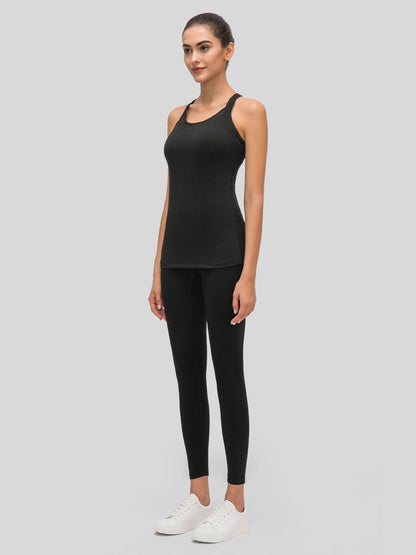 Lavisa - Women's Seamless NakedFeel Yoga Leggings - High-Waisted Workout Pants