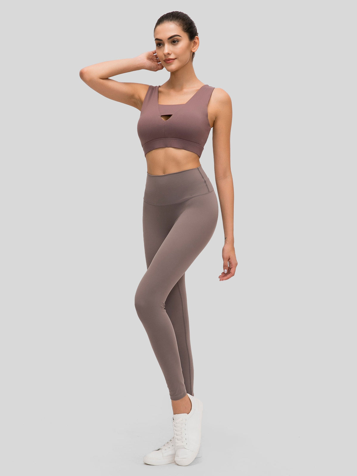Lavisa - Women's Seamless NakedFeel Yoga Leggings - High-Waisted Workout Pants