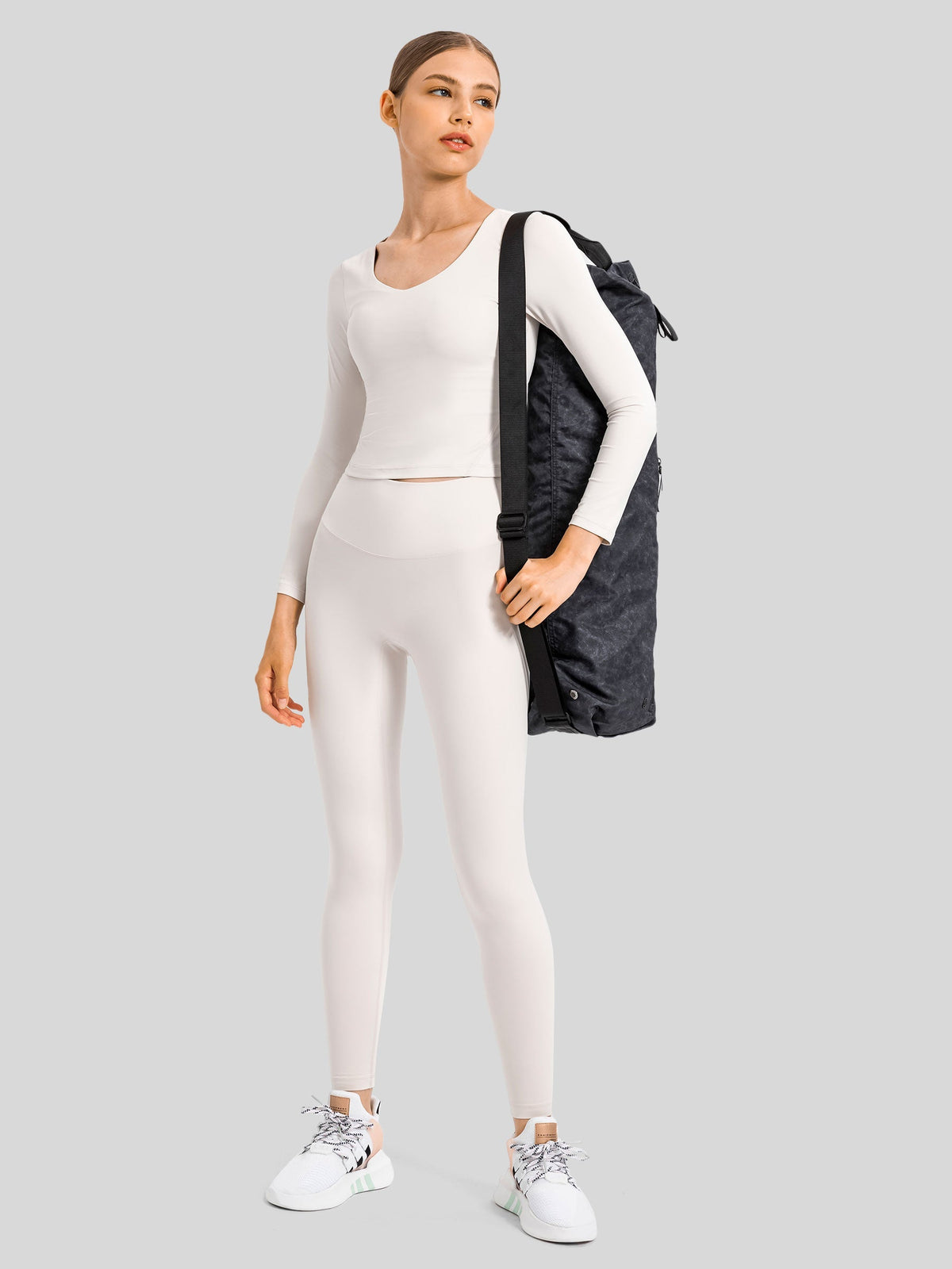 Lavisa - Women's Seamless NakedFeel Yoga Leggings - High-Waisted Workout Pants