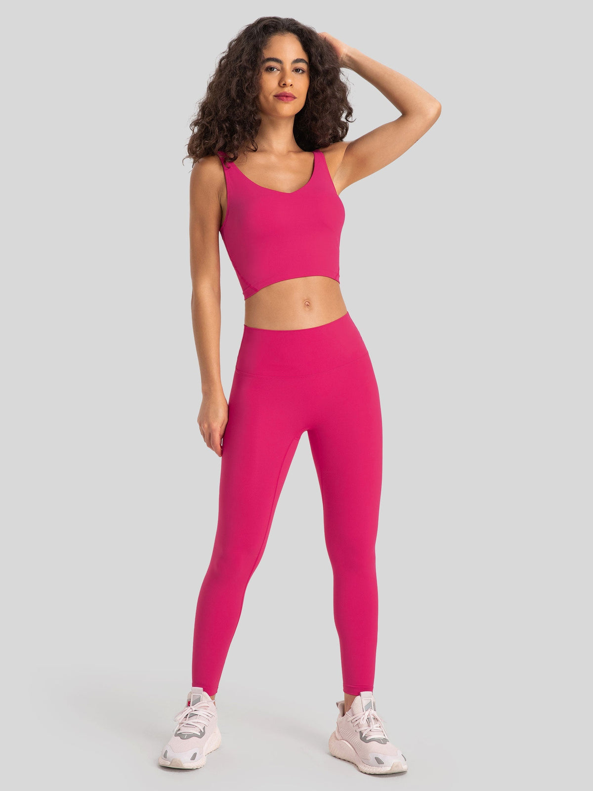 Lavisa - Women's Seamless NakedFeel Yoga Leggings - High-Waisted Workout Pants