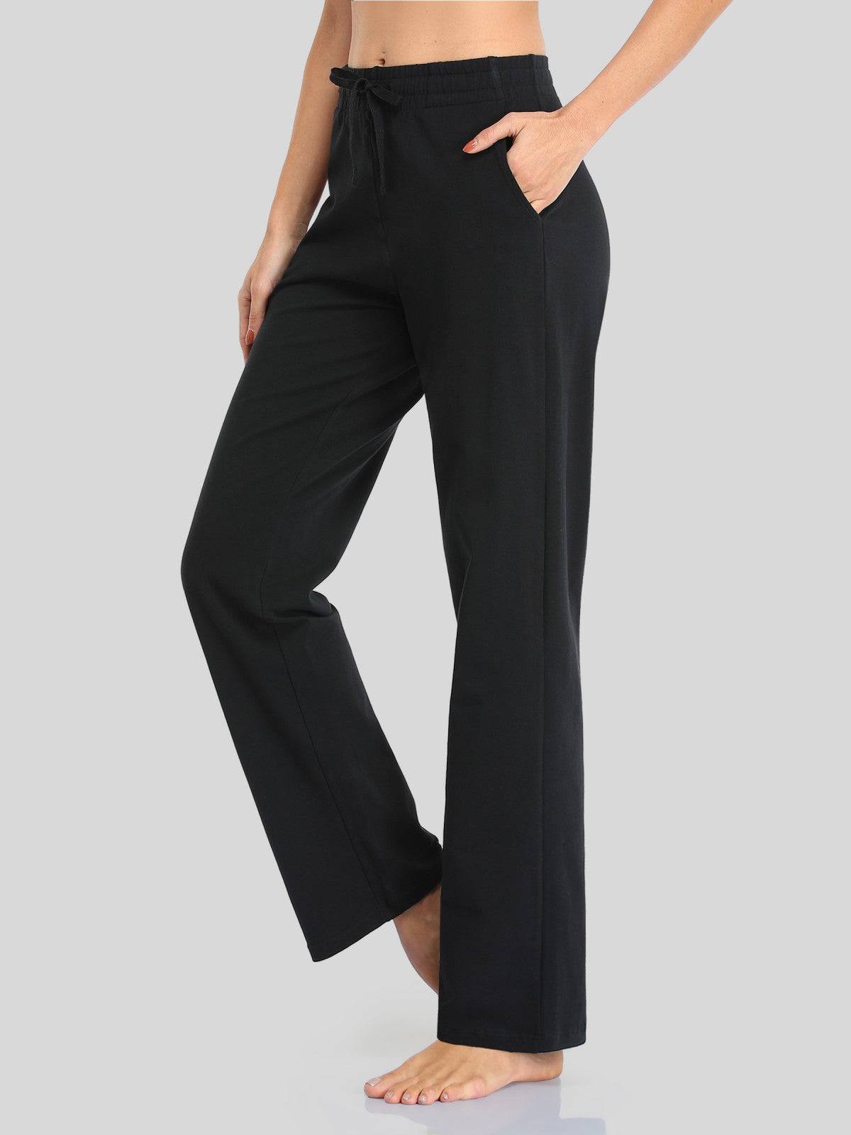 Lavisa - Women's Cotton Blend Straight Leg Lounge Sweatpants