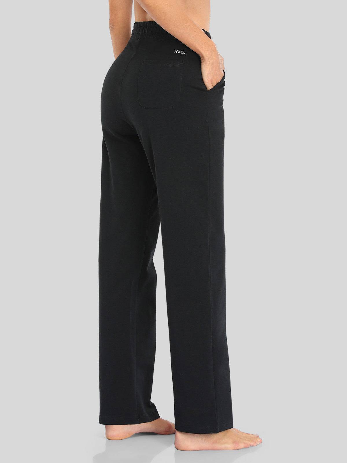 Lavisa - Women's Cotton Blend Straight Leg Lounge Sweatpants