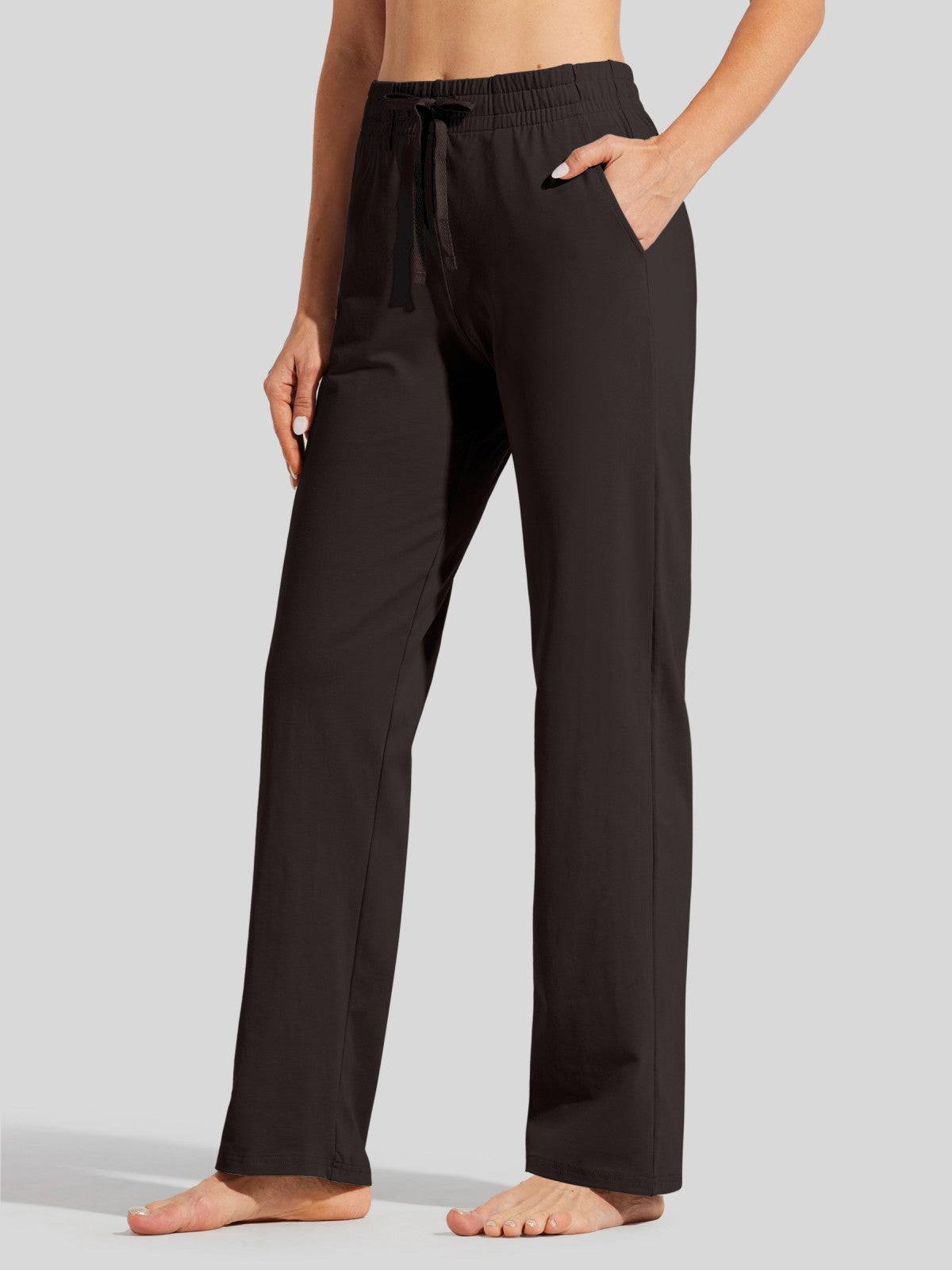 Lavisa - Women's Cotton Blend Straight Leg Lounge Sweatpants