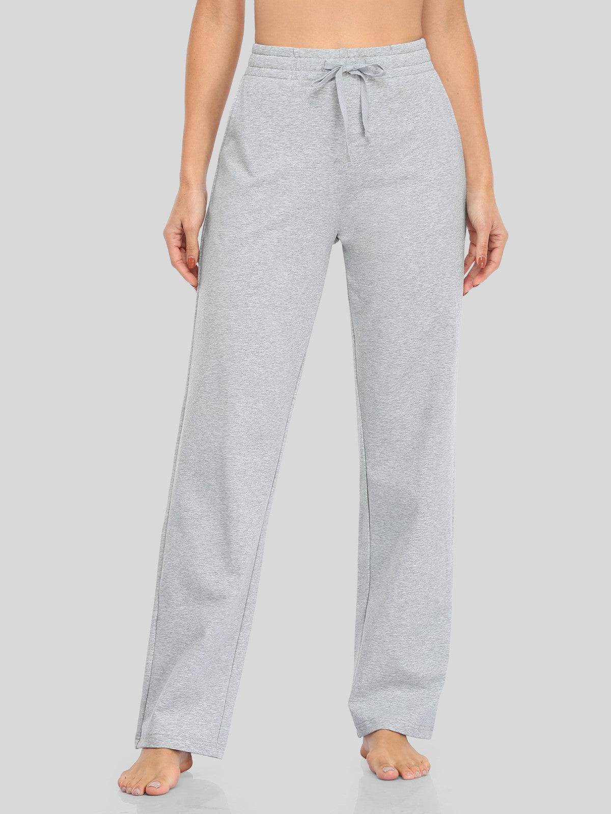 Lavisa - Women's Cotton Blend Straight Leg Lounge Sweatpants