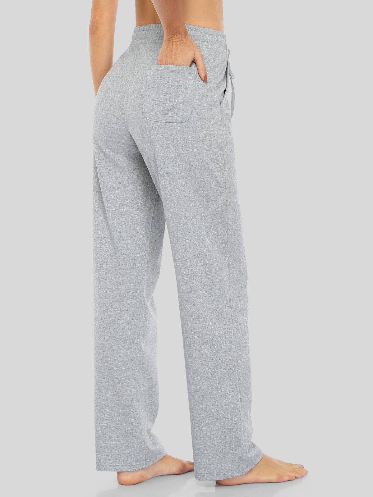 Lavisa - Women's Cotton Blend Straight Leg Lounge Sweatpants