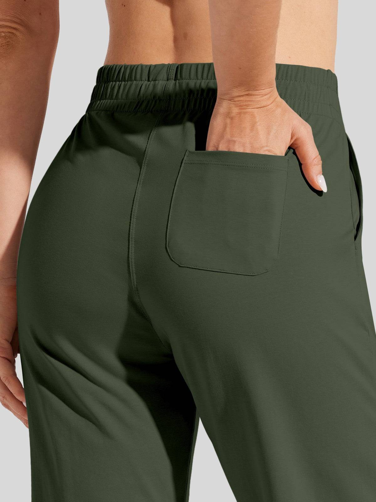 Lavisa - Women's Cotton Blend Straight Leg Lounge Sweatpants