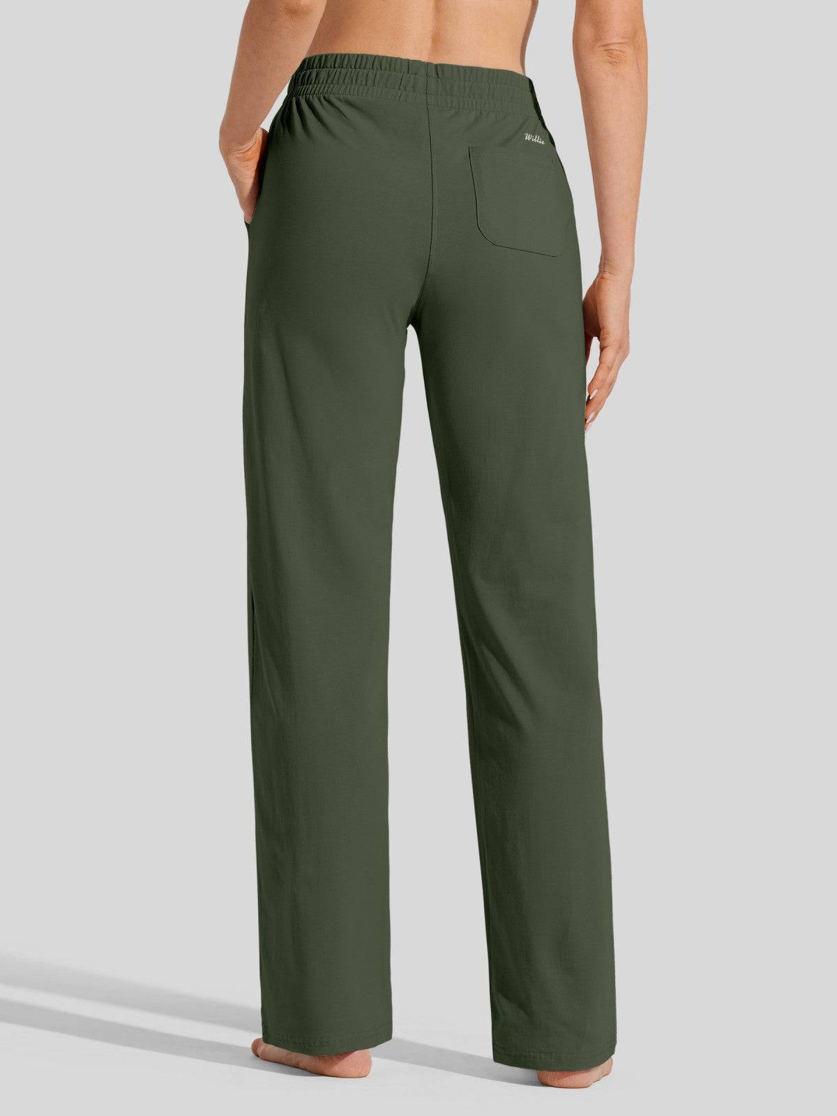 Lavisa - Women's Cotton Blend Straight Leg Lounge Sweatpants