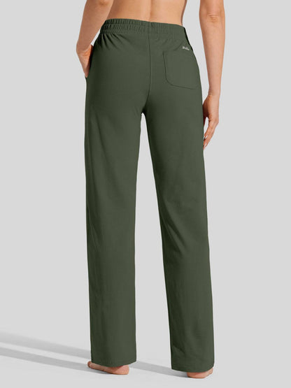 Lavisa - Women's Cotton Blend Straight Leg Lounge Sweatpants