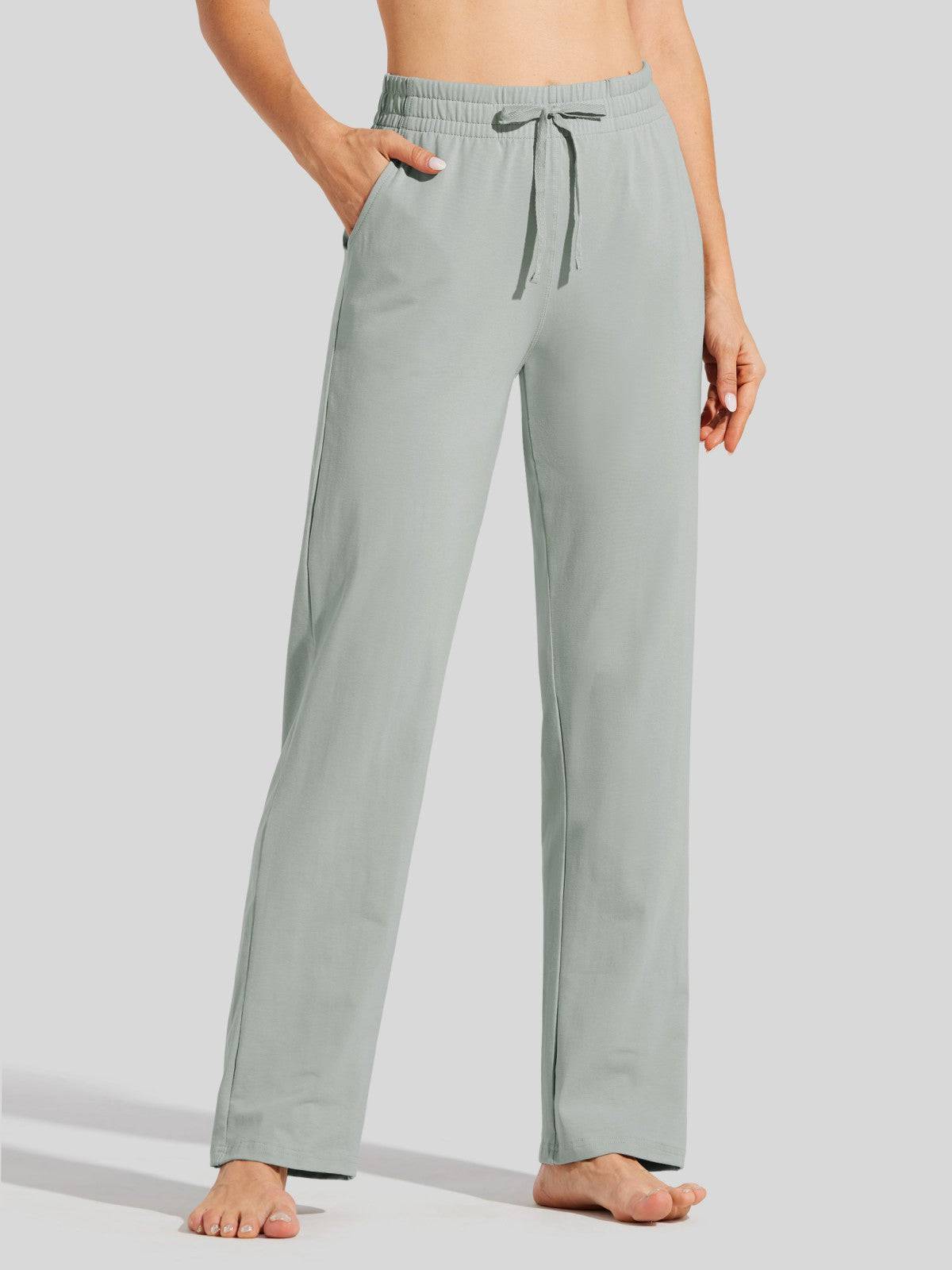 Lavisa - Women's Cotton Blend Straight Leg Lounge Sweatpants