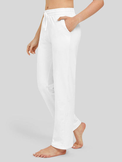 Lavisa - Women's Cotton Blend Straight Leg Lounge Sweatpants