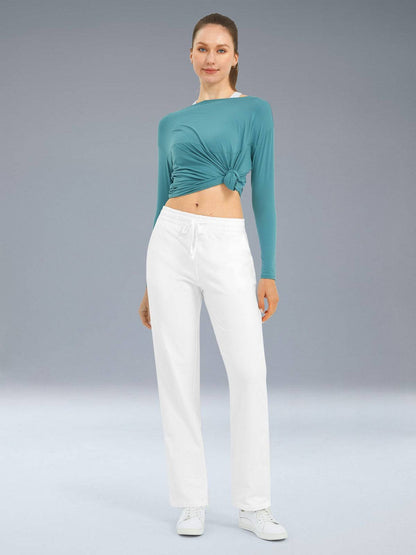 Lavisa - Women's Cotton Blend Straight Leg Lounge Sweatpants
