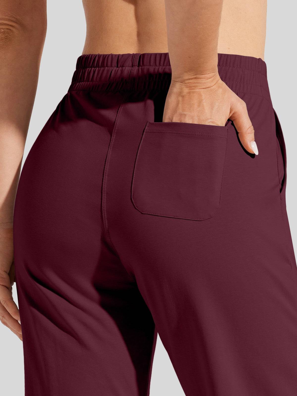 Lavisa - Women's Cotton Blend Straight Leg Lounge Sweatpants