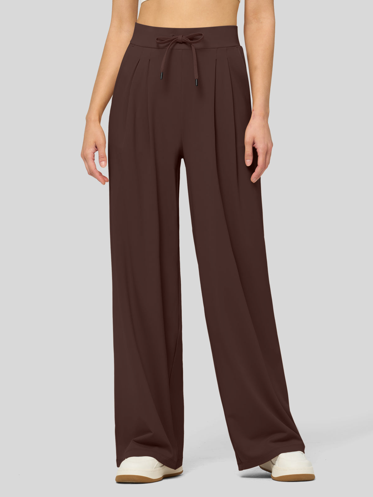 Lavisa - Women's Stretchy Wide Leg Dress Pants - Work & Casual
